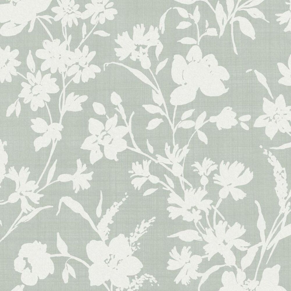 Laura Ashley Rye Sage Green Wallpaper